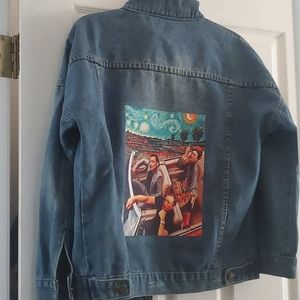 Iconic Oversized small jean jacket